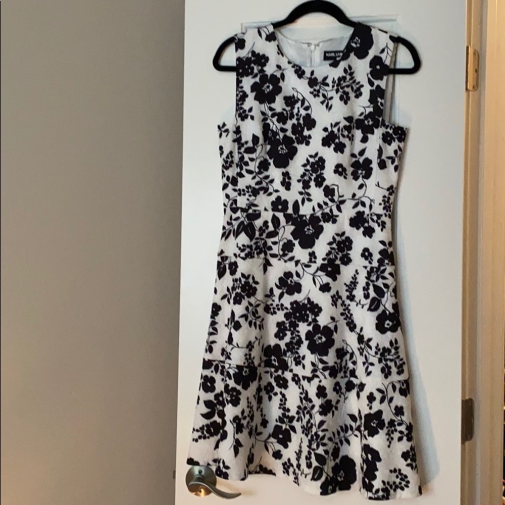 Karl Lagerfeld Floral Cocktail Dress